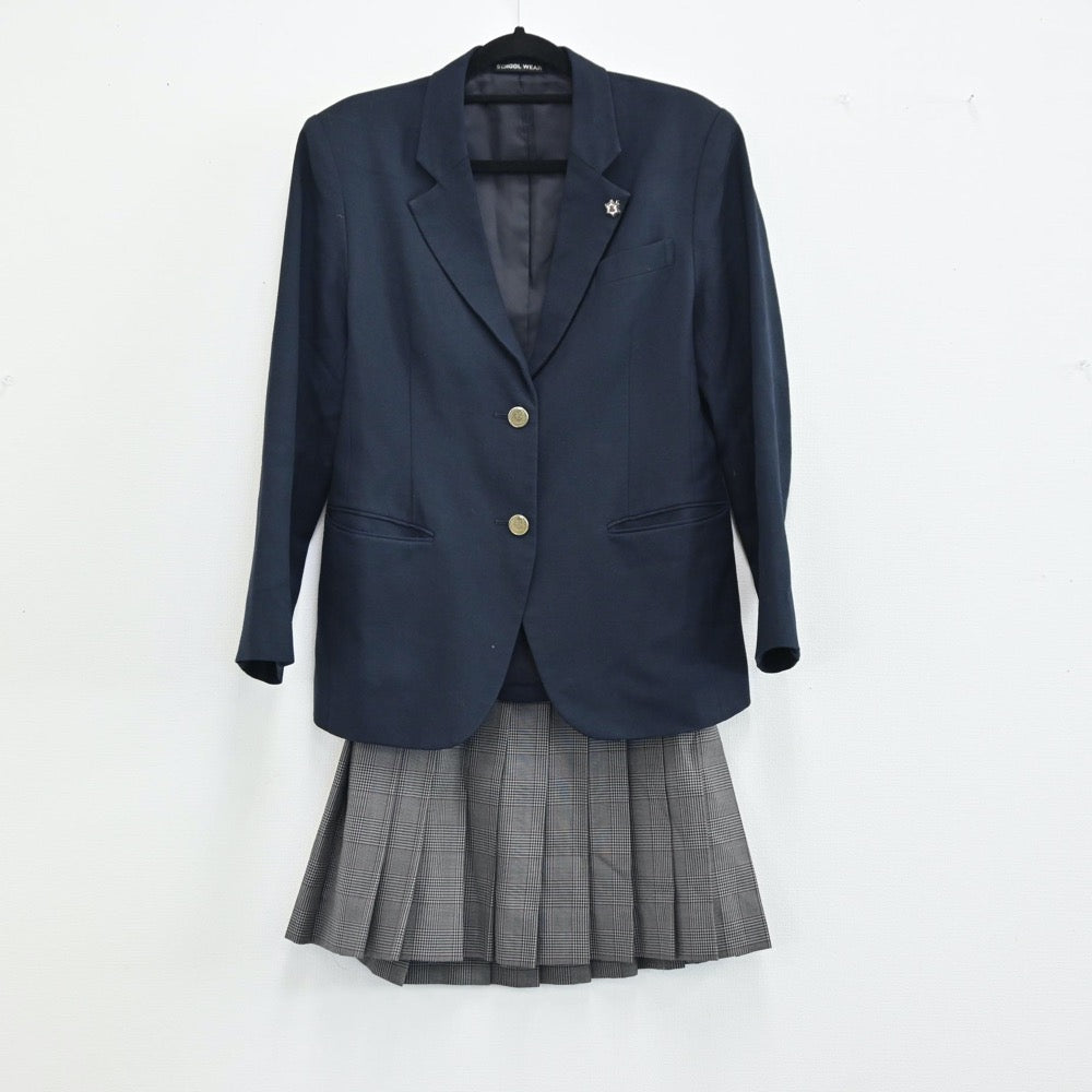 【中古】東京都 都立文京高校 女子制服 4点（ブレザー・スカート・スカート）sf001526
