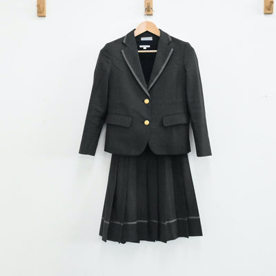 【中古】大阪 相愛中学校 女子制服 8点（ブレザー・ニット・スカート）sf001559