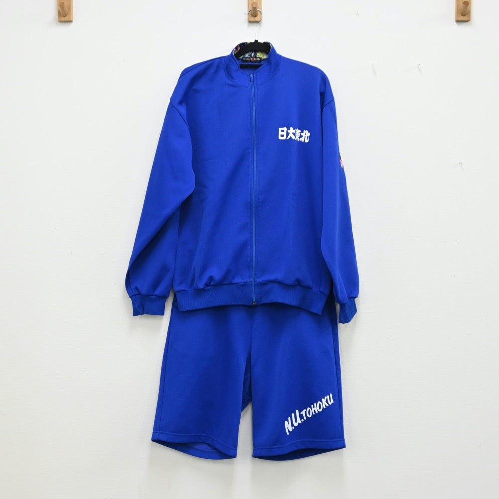 【中古】福島県 日本大学東北高等学校 女子制服 2点（ジャージ 上・体操服 下）sf001614