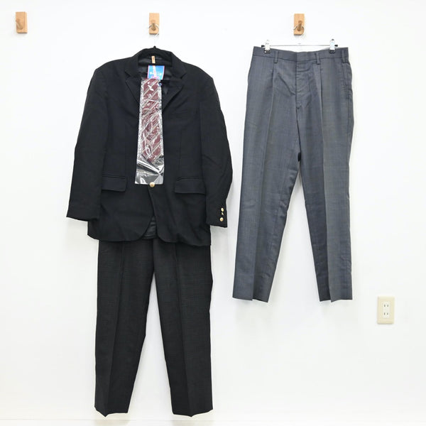 中古制服】千葉県 西武台千葉高等学校 男子制服 4点（ブレザー・ズボン