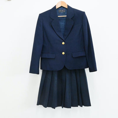 【中古】岩手県 矢巾町立矢巾北中学校 女子制服 3点（ブレザー・ベスト・スカート）sf001666