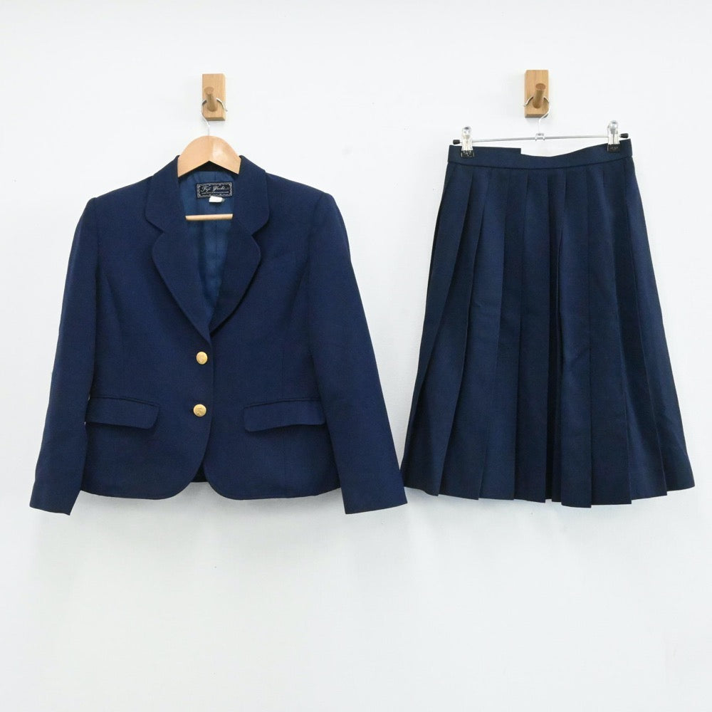 【中古】岩手県 矢巾町立矢巾北中学校 女子制服 3点（ブレザー・ベスト・スカート）sf001668