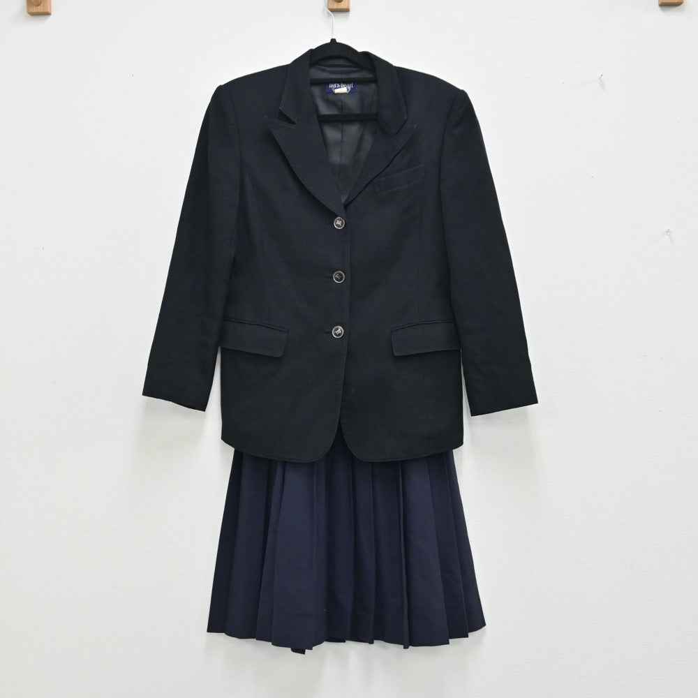 【中古】京都府 京都府立洛北高等学校 女子制服 2点（ブレザー・スカート）sf001674