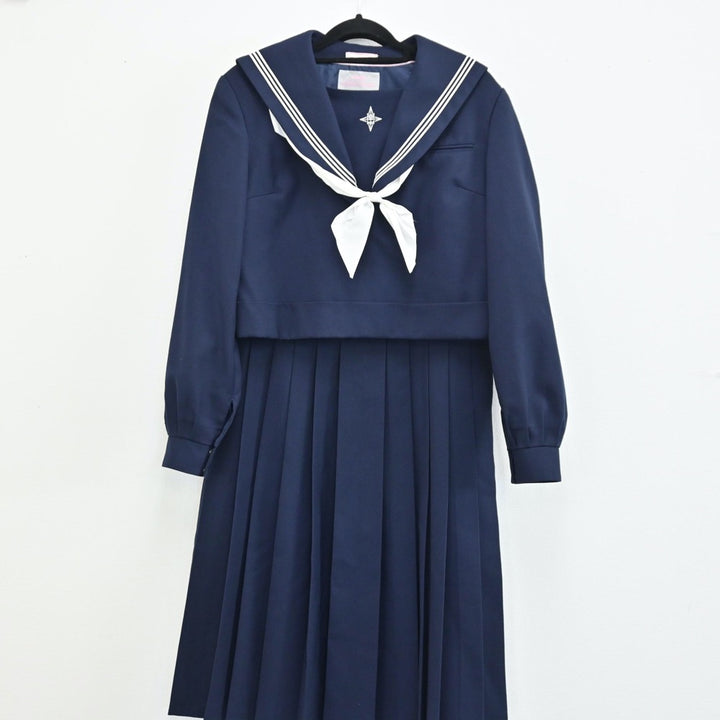 中古制服】福岡県 北九州市立南小倉中学校 女子制服 3点（セーラー服・ジャンパースカート）sf001710【リサイクル学生服】 | 中古制服通販パレイド