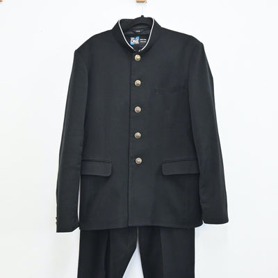 【中古】福岡県 北九州市立南小倉中学校 男子制服 2点（学ラン・ズボン）sf001711