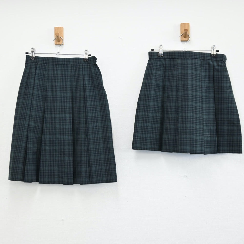 【中古】神奈川県 横浜市立戸塚高校 女子制服 2点（スカート・スカート）sf001733