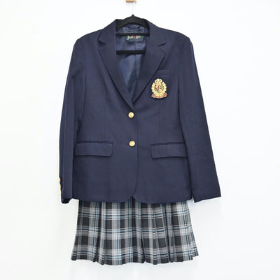 【中古】東京都 玉川学園 女子制服 3点（ブレザー・スカート・スカート）sf001755