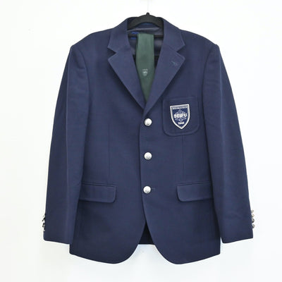 【中古】大阪府 清風高校 男子制服 3点（ブレザー・ニットベスト）sf001765