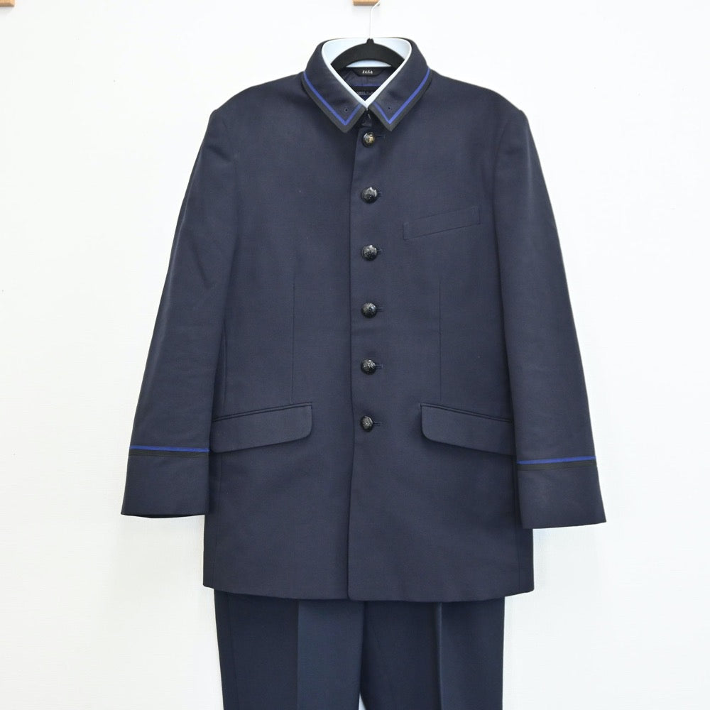 【中古】埼玉県 清風中学校 男子制服 2点（学ラン・ズボン）sf001766
