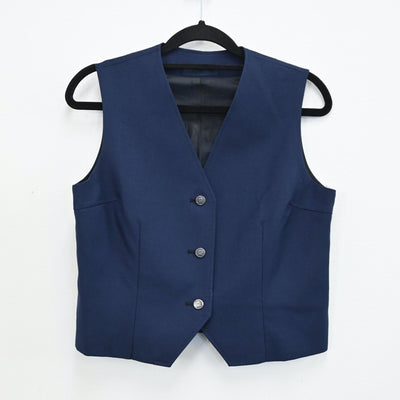 【中古】神奈川県 大和市立光丘中学校 女子制服 2点（ベスト・スカート）sf001772