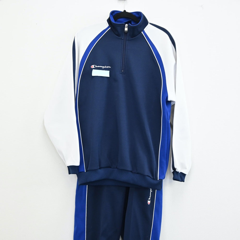 【中古】兵庫県 兵庫県立加古川南高校 男子制服 4点（ジャージ 上・体操服 上・ジャージ 下・体操服 下）sf001789