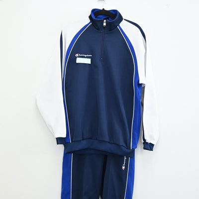 【中古】兵庫県 兵庫県立加古川南高校 男子制服 4点（ジャージ 上・体操服 上・ジャージ 下・体操服 下）sf001789