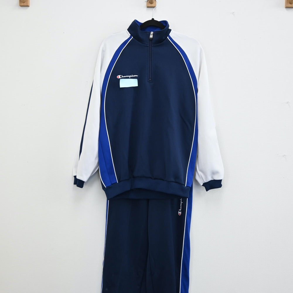 【中古】兵庫県 兵庫県立加古川南高校 男子制服 4点（ジャージ 上・体操服 上・ジャージ 下・体操服 下）sf001790