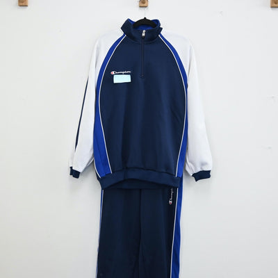 【中古】兵庫県 兵庫県立加古川南高校 男子制服 4点（ジャージ 上・体操服 上・ジャージ 下・体操服 下）sf001790