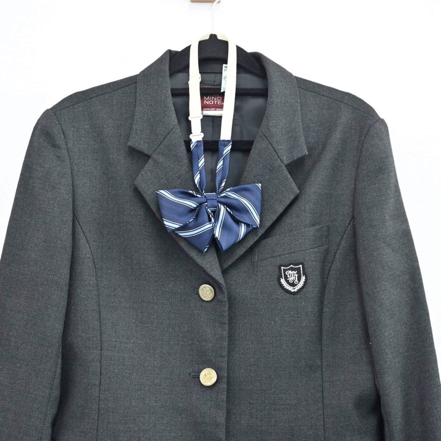 【中古】長野県 長野県北佐久農業高校 女子制服 3点（ブレザー・スカート）sf001793