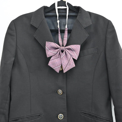 【中古】東京都 都立大崎高校 女子制服 3点（ブレザー・スカート）sf001794