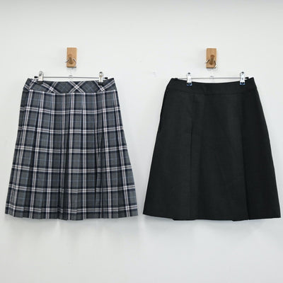 【中古】埼玉県 昌平高校 女子制服 2点（スカート・スカート）sf001797