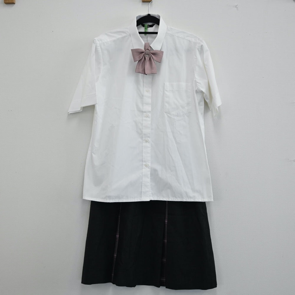 【中古】埼玉県 昌平高校 女子制服 4点（シャツ・スカート・スカート）sf001799