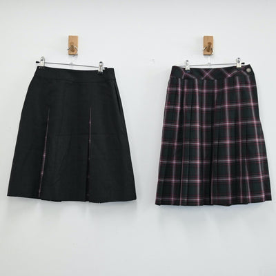 【中古】埼玉県 昌平高校 女子制服 4点（シャツ・スカート・スカート）sf001799