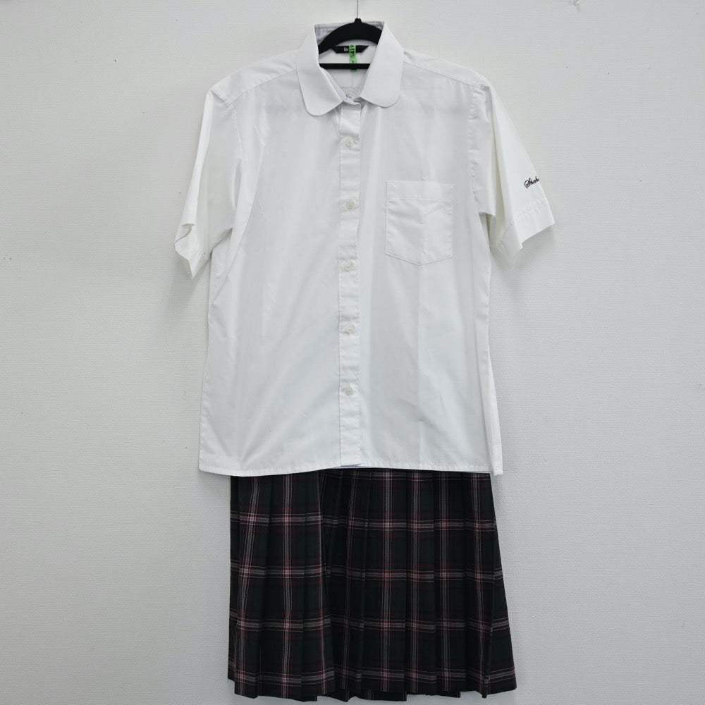 【中古】埼玉県 昌平高校 女子制服 2点（シャツ・スカート）sf001800