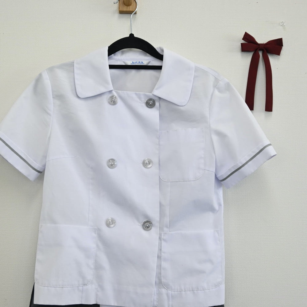 【中古】静岡県 静岡県沼津市立第五中学校 女子制服 3点（シャツ・スカート）sf001802