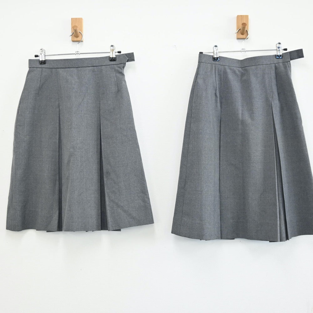 【中古】静岡県 静岡県沼津市立第五中学校 女子制服 3点（シャツ・スカート・スカート）sf001805