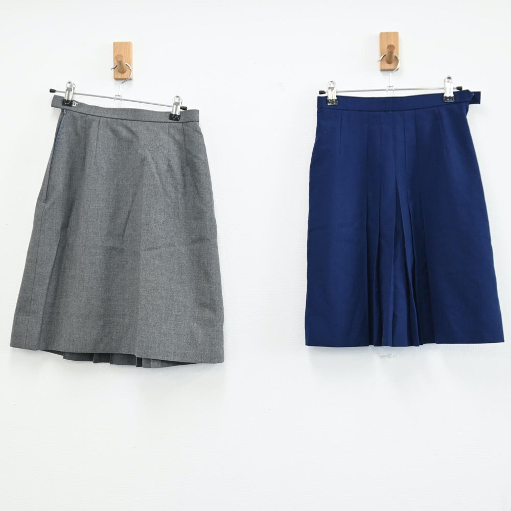 【中古】大阪府 四天王寺高校 女子制服 2点（スカート・スカート）sf001824