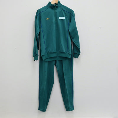 【中古】新潟県 新潟明訓高校 女子制服 2点（ジャージ 上・ジャージ 下）sf001843