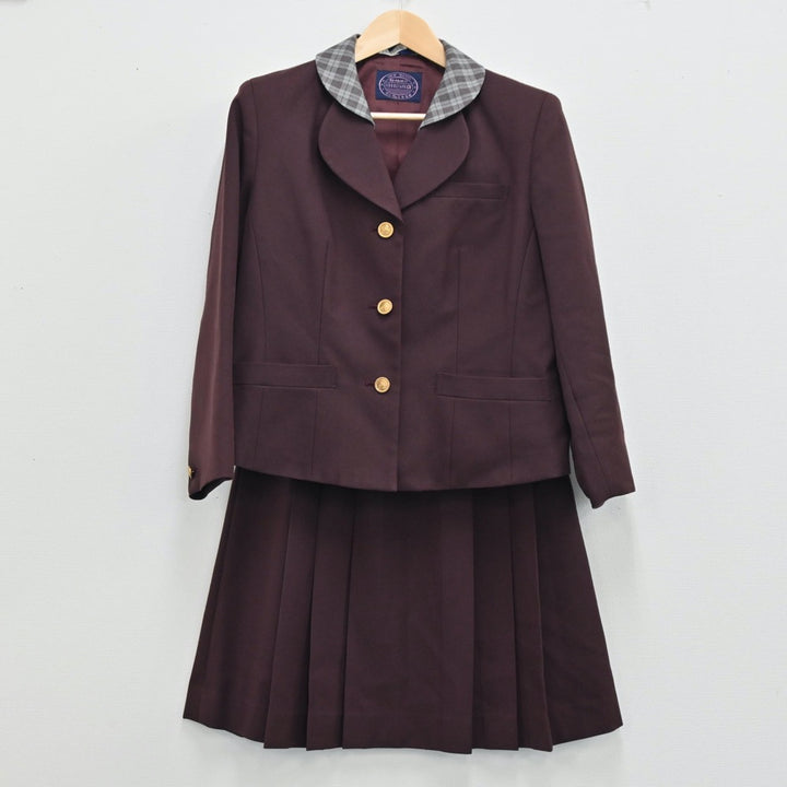 【中古】兵庫 市川高等学校 女子制服 3点（ブレザー・スカート・スカート）sf001846