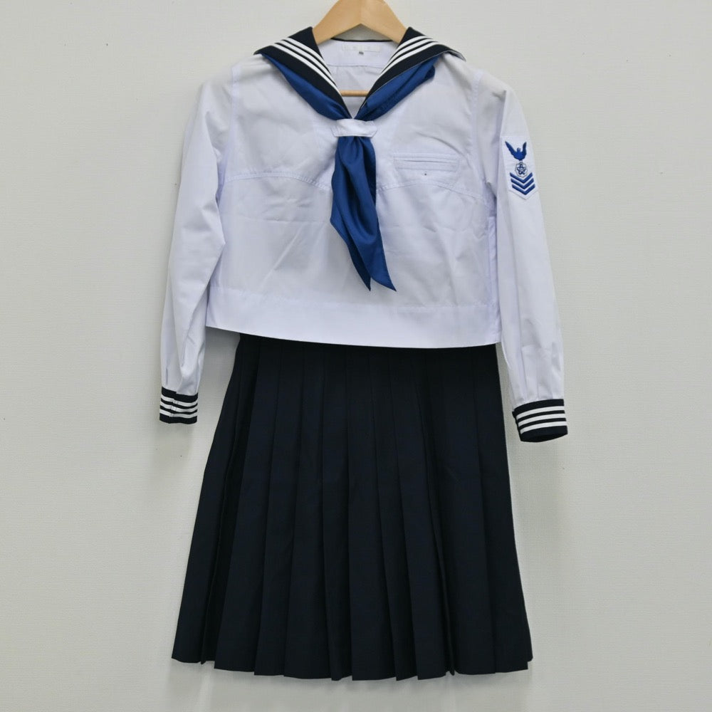 【中古】東京都 共立女子中学校 女子制服 4点（セーラー服・スカート）sf001850