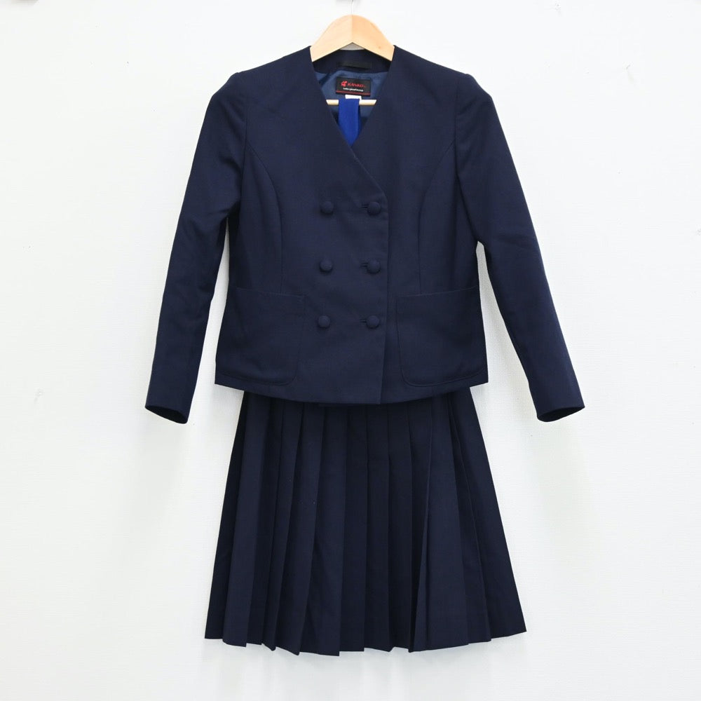 【中古】青森県 青森県立弘前南高等学校 女子制服 5点（ブレザー・ベスト・シャツ・スカート）sf001865