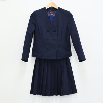 【中古】青森県 青森県立弘前南高等学校 女子制服 5点（ブレザー・ベスト・シャツ・スカート）sf001865
