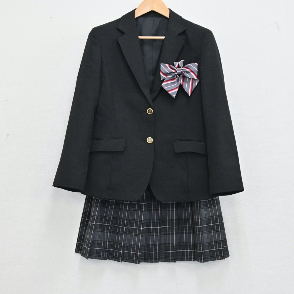 【中古】東京都 都立高島高等学校 女子制服 3点（ブレザー・スカート）sf001869