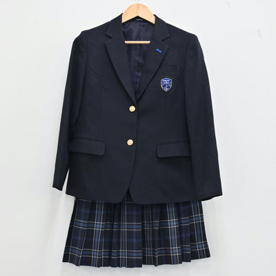 【中古】神奈川県 上郷中学校 女子制服 2点（ブレザー・スカート）sf001871
