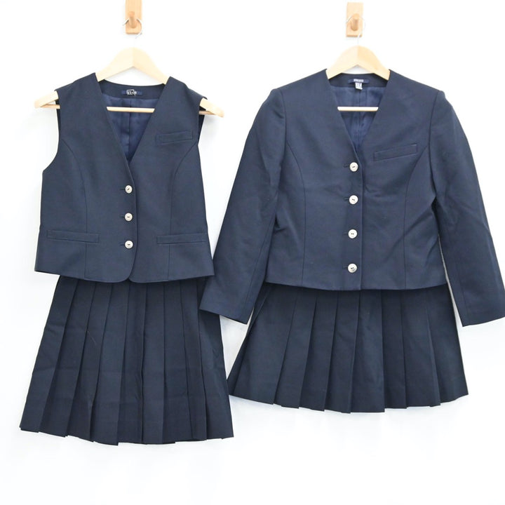 【中古】愛知 愛知女子高等学校 女子制服 4点（ブレザー・ベスト・スカート・スカート）sf001877