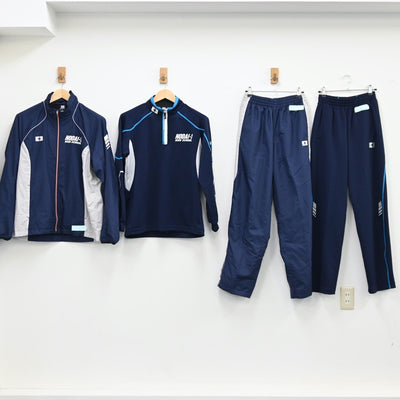 【中古】東京都 東京農業大学第一高等学校 男子制服 4点（ジャージ 上・ジャージ 上・ジャージ 下・ジャージ 下）sf001889