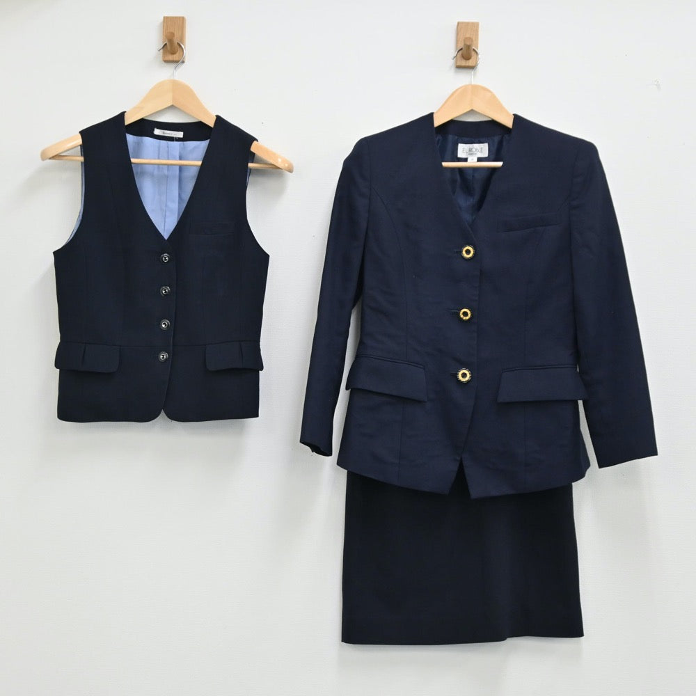 【中古】会社制服 一般事務服 3点 sf001891