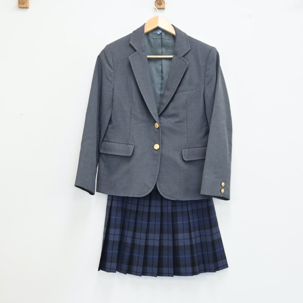 【中古】千葉県 昭和学院秀英中学校 女子制服 3点（ブレザー・シャツ・スカート）sf001932