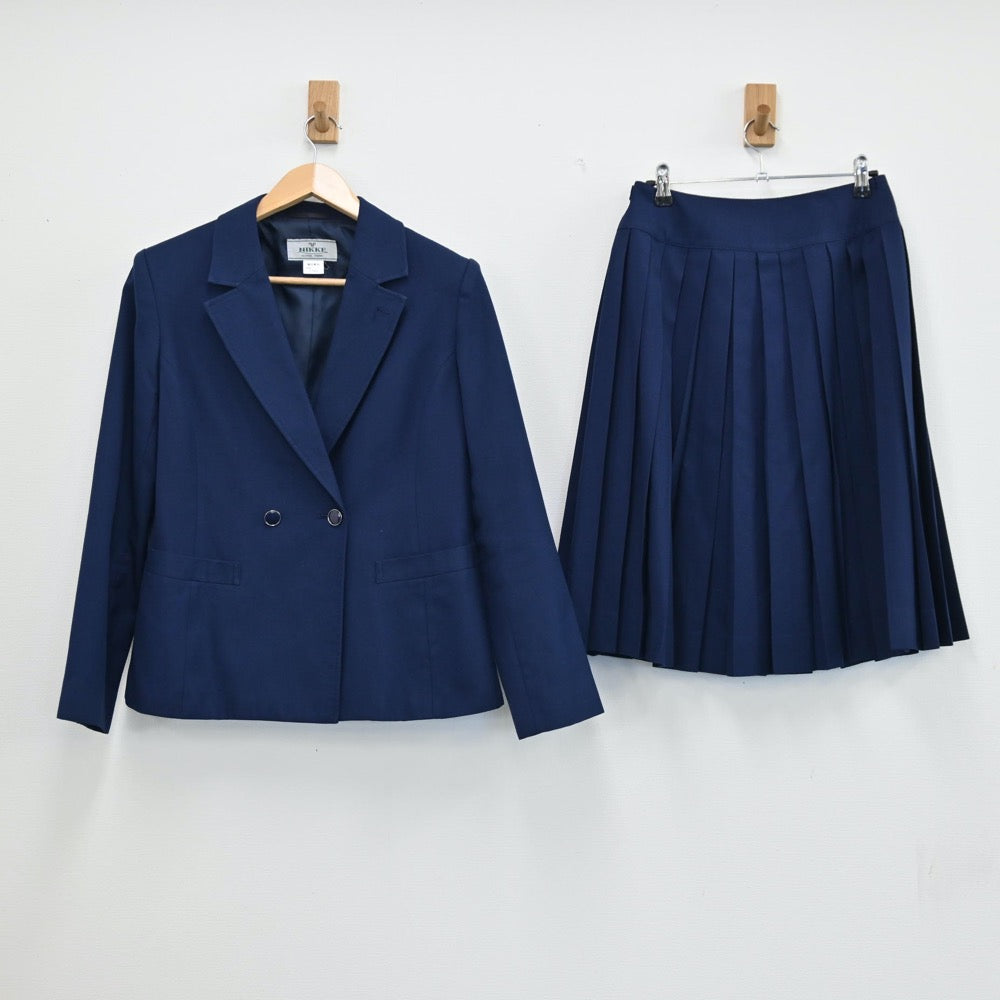 【中古】愛知県 富田高校 女子制服 2点（ブレザー・スカート）sf001936