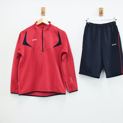 【中古】東京都 福生高校 女子制服 3点（ジャージ 上・体操服 下）sf001946