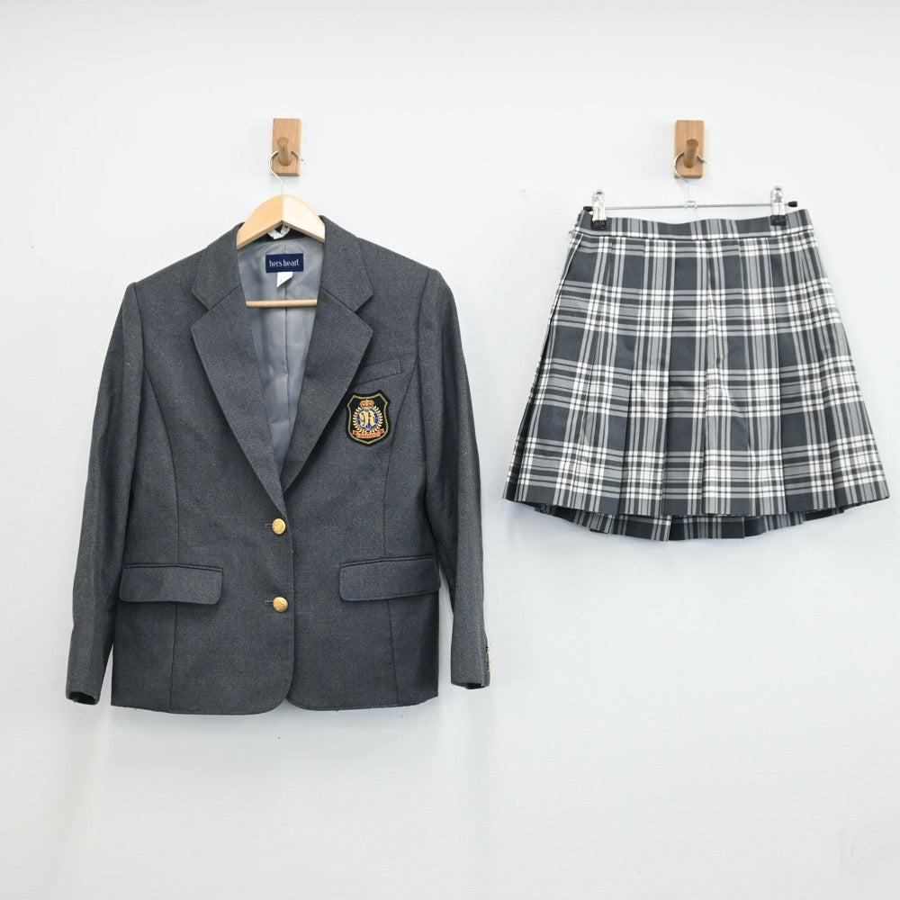 【中古】東京都 立志舎高校 女子制服 2点（ブレザー・スカート）sf001954