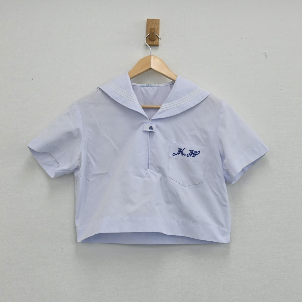 【中古】兵庫県 加古川東高校 女子制服 2点（セーラー服）sf001955