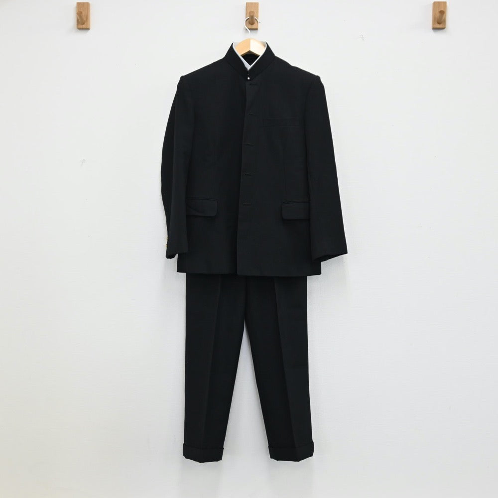 【中古】神奈川県 御幸中学校学 男子制服 3点（学ラン・ズボン・ズボン）sf001982