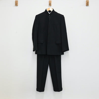 【中古】神奈川県 御幸中学校学 男子制服 3点（学ラン・ズボン・ズボン）sf001982