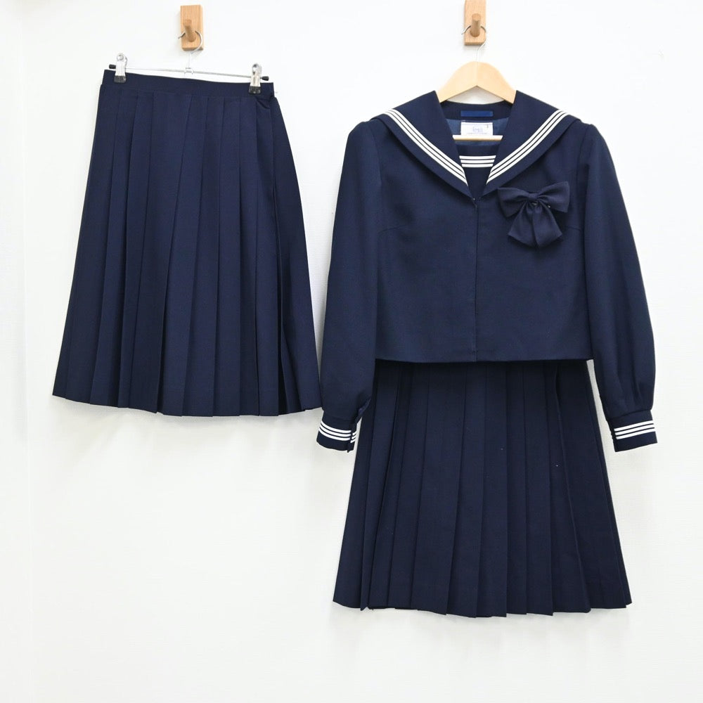 中古制服】静岡 旧下田市立下田中学校 女子制服 4点(セーラー服 中古制服】静岡 旧下田市立下田中学校 女子制服 4点(セーラー服