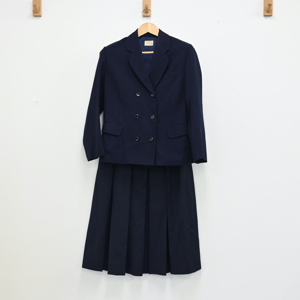 【中古】神奈川県 立港南台高等学校 女子制服 2点（ブレザー・スカート）sf002014
