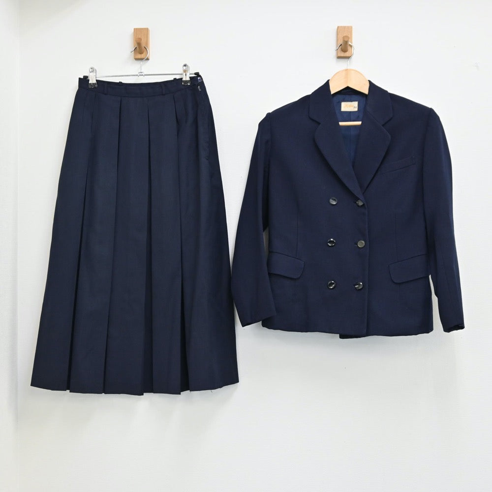 【中古】神奈川県 立港南台高等学校 女子制服 2点（ブレザー・スカート）sf002014
