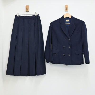 【中古】神奈川県 立港南台高等学校 女子制服 2点（ブレザー・スカート）sf002014