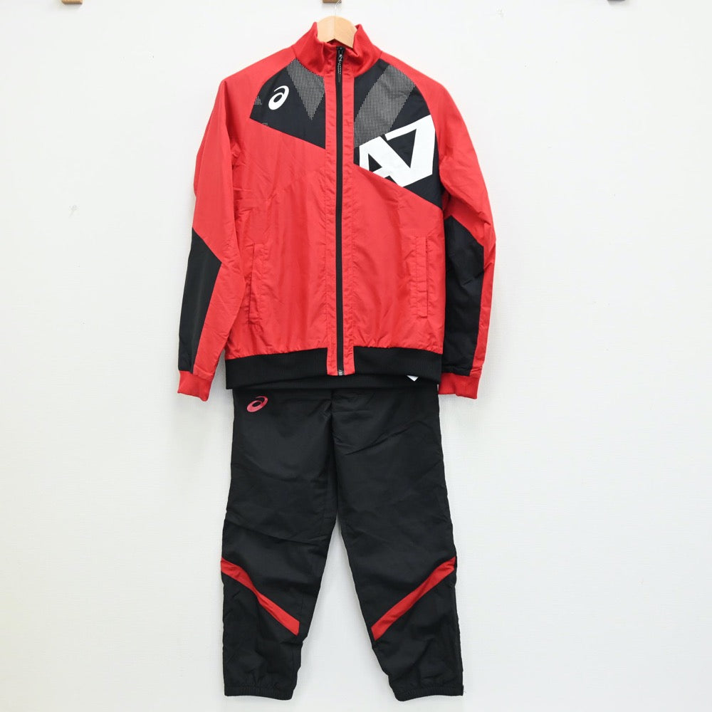 【中古】岡山 岡山県立津山商業高校 女子制服 3点（ 部活ユニフォーム 上下・ジャージ 下）sf002025