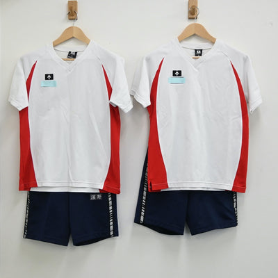 【中古】岡山 岡山県立津山商業高校 女子制服 4点（体操服 上・体操服 下・体操服 下）sf002026
